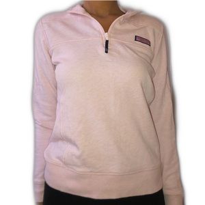 Pink VV 1/4 Zip Pullover